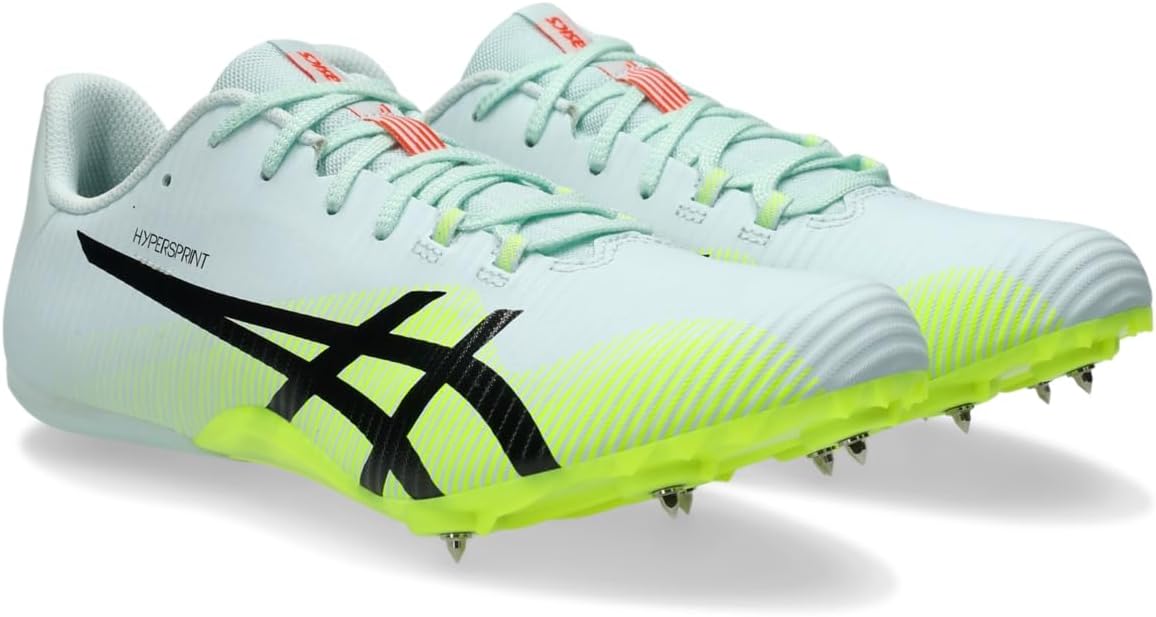 ASICS Unisex Hypersprint 8 Track & Field Shoe 11.5 Women/10 Men Soothing Sea/Black